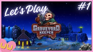 Lets Play Graveyard Keeper  Graveyard Keeper 1 soft spoken ASMR asmr asmrgaming [upl. by Enirroc944]