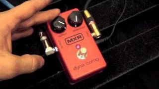 MXR Dyna Comp Compressor Pedal Gear Review [upl. by Drannek106]