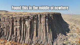 Devils Tower in Southern Idaho Desert  DJI Mini 4 Pro HD 4K Drone Footage [upl. by Eilitan]