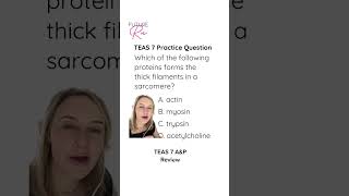 quotTEAS 7 AampP Review Understanding Sarcomeres Myosin and Actin  Essential Tips for the TEAS Examquot [upl. by Ramgad]