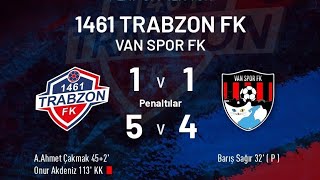 1461 Trabzon FK 11 Vanspor PEN 54  ÖZET [upl. by Asikal]