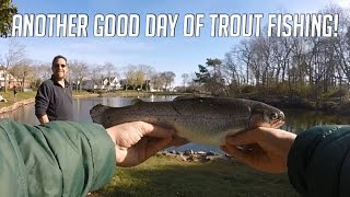 Another Good Day Spring Lake Trout Fishing the Day After Opening Day [upl. by Enner]