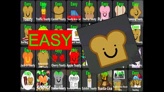 The EASIEST Toasty of Each Difficulty  Roblox Find the Toasties 227 [upl. by Etem]