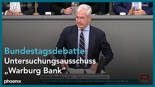 Bundestagsdebatte zum Untersuchungsausschuss quotWarburg Bankquot am 200423 [upl. by Ainollopa]