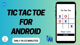 Tic Tac Toe Game for Android using Java Full Project [upl. by Amorette]