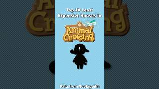 Top 10 Least Expensive Houses In Animal Crossing 4 shorts animalcrossing nintendo gaming data [upl. by Jody]