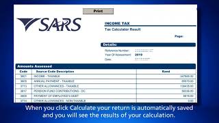 SARS eFiling  How to submit your ITR12 [upl. by Nepean]