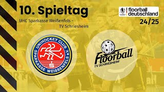 UHC Sparkasse Weißenfels vs TV Schriesheim  10 Spieltag  1 FloorballBL Herren 2425 [upl. by Castora]