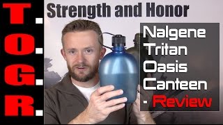 Inexpensive and Strong  Nalgene Tritan Oasis Canteen  Review [upl. by Manno306]