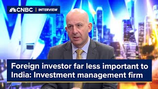 The foreign investor is now far less important to India says investment management firm [upl. by Retniw]