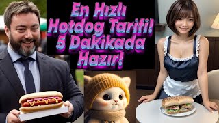 5 Dakikada Lezzetli ve Kolay Hotdog Tarifi  Pratik Yemekler [upl. by Auqined]