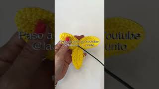 short Tulipan a gachillo o crochet Labores y Punto crochet tejer diy ganchillo [upl. by Knowles]