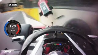 2 times Grosjean crashed in the most unexpected way [upl. by Boudreaux]