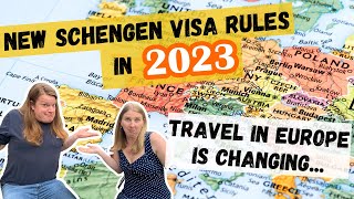 2023 Europe’s Schengen Visa Changes I ETIAS  What You Need to Know [upl. by Tellford]