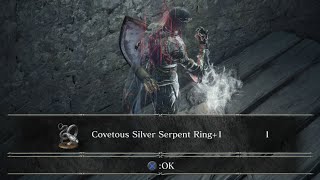 Dark Souls III  Covetous Silver Serpent Ring1  LOCATION NG [upl. by Kresic]