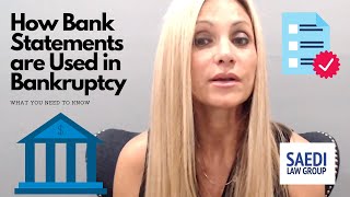 Bank Statements and Bankruptcy How They Are Used and What You Need to Know [upl. by Homerus]