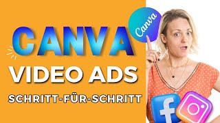 Video Ad in Canva erstellen  ProduktWerbevideo SchrittfürSchritt erstellen  CanvaTutorial [upl. by Gnouc]