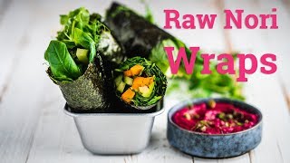 Simple Raw Nori Wraps [upl. by Ettenahc]