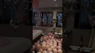 easy birthday decoration with balloonsbirthday party decorationbirthday decoration ideas [upl. by Avilo638]