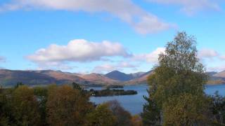 Loch Lomond  Autumn 2010 in Scotland By Yon Bonnie Banks  Song [upl. by Egnalos]