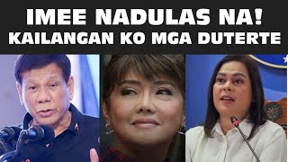 NADULAS NA SI IMEE GINAGAMIT LANG DIN MGA DUTERTE [upl. by Cathey206]