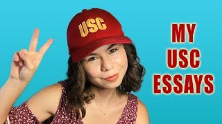 MY ACCEPTED USC ESSAYS  Advice [upl. by Kruter]