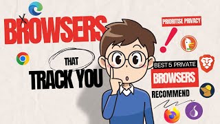 Stop using browser that track you  Best Five private browsers recommend [upl. by Gnohc]