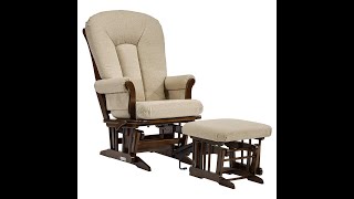 Dutailier Sleigh 0396 Glider MultipositionLock Recline with Nursing Ottoman Included [upl. by Yengac767]