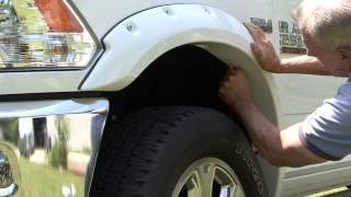 Bushwacker Ram Truck Fender Flare Installation [upl. by Lail]