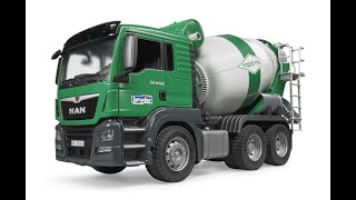 Unboxing Concrete mixer MAN TGS Bruder [upl. by Pazit235]