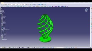 Surface Design  Catia V5 [upl. by Gurolinick436]