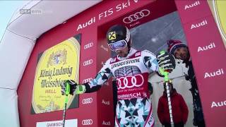 Marcel Hirscher  WINS GIANT SLALOM Garmisch 2017 2DG 150 sec [upl. by Corny]