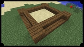 ✔ Minecraft How to make a Sandpit [upl. by Wilser4]