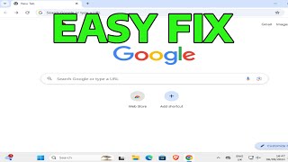 How To Fix Google Chrome Top Toolbar Missing in Windows [upl. by Nemsaj653]