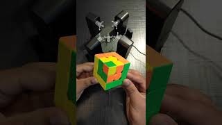 Can the Cubing Robot Solve The “Cube in a Cube in a Cube” Pattern shorts [upl. by Adallard]