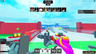 4 Nukes In 2 Rounds With My Favorite Weapon Roblox Big Paintball [upl. by Franciskus]