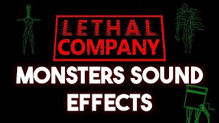 Monsters Sound Effects  FULL Compilation In Lethal Company [upl. by Nohsram]