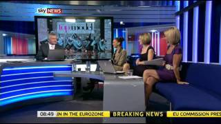 Jacquie Beltrao Sky News 28092011 [upl. by Adnoek781]