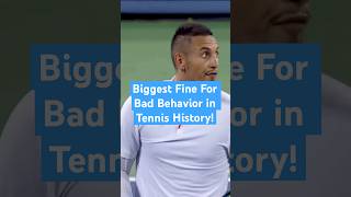 The Biggest Fine for Bad Behavior in Tennis History shorts sports tennis [upl. by Noni]