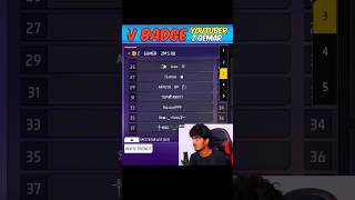 V badge YouTube ZGamer0786 [upl. by Schluter]