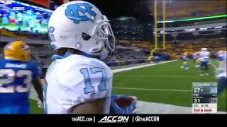 UNC WR Anthony RatliffWilliams Top Plays 2017 [upl. by Monro]