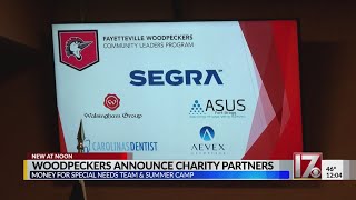 Fayetteville Woodpeckers announced charity partners [upl. by Annail]