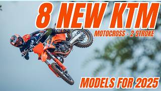 8 New KTM Motocross – 2 Stroke Models For 2025 [upl. by Ettesel]