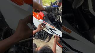 KTM duke 250 gen3 new look🔥 ktm modified shorts automobile sticker [upl. by Ayor46]