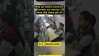 Why do these children motion so neatly How did they do it fyp students foryou kids [upl. by Noirret645]