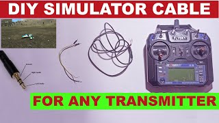 DIY Simulator Cable for any RC Transmitter Diy FSi6 Simulator Cable rcsimulator flyskyFSi6 [upl. by Lau]