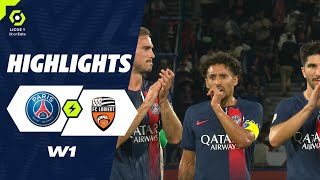 PARIS SAINTGERMAIN  FC LORIENT 0  0  Highlights  PSG  FCL  20232024 [upl. by Eyatnod]