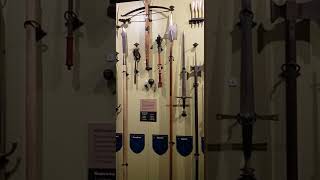 Weapons Used At The Battle Of Bosworth War Of The Roses Bosworth Heritage Centre England UK [upl. by Eberta]