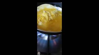 Rafaelas Vlogs is cooking eggs scrambled creamiest ever🥚🌈 [upl. by Nealon]