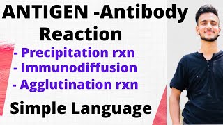 Antigen Antibody reaction in HindiAntigen Antibody reaction in microbiologyPrecipitation reaction [upl. by Anyer]